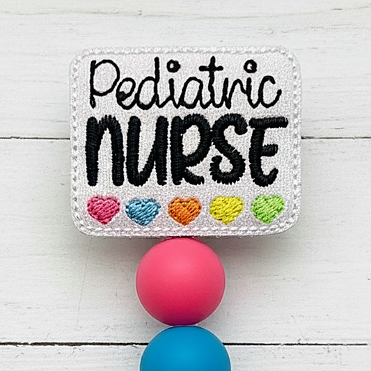 Pediatric Nurse Badge Reel