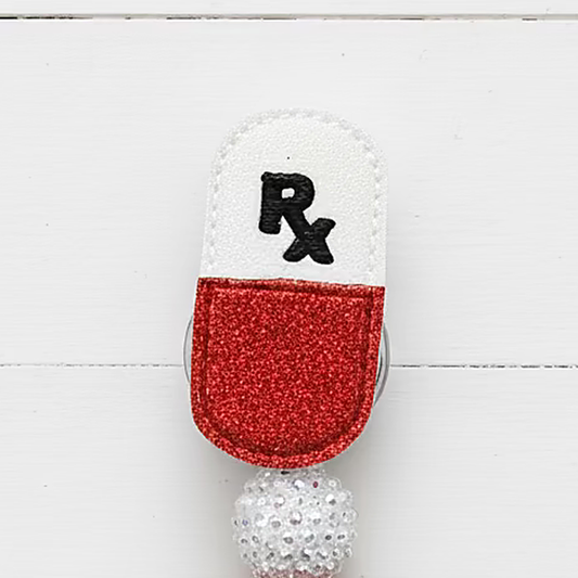 RX beaded Badge Reel
