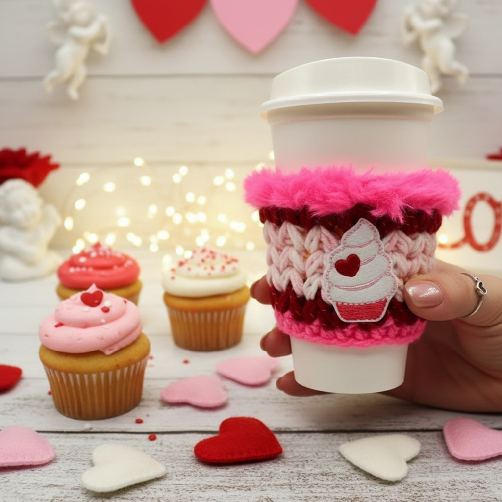 Valentine's Day cupcake lifestyle image