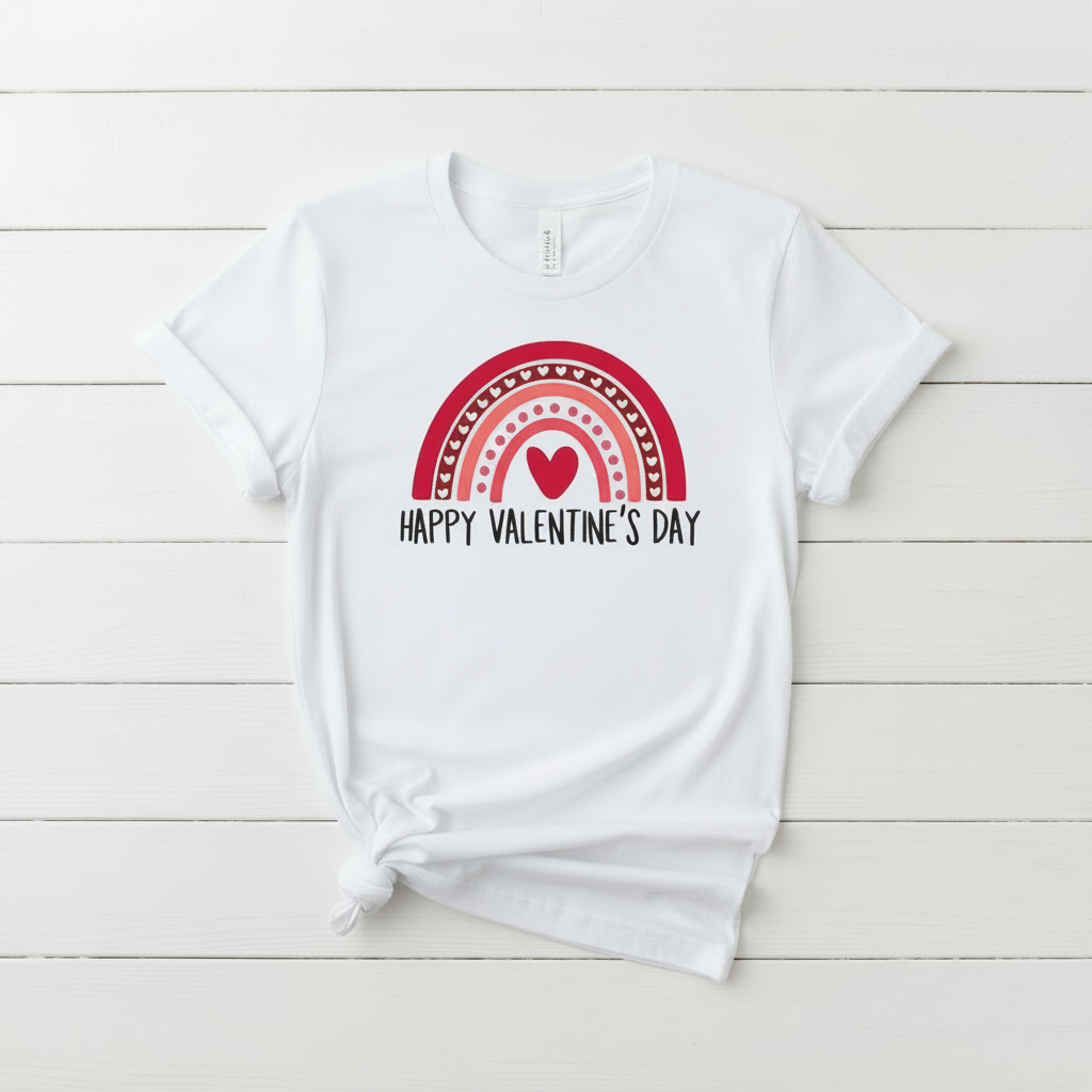 Valentines Day Rainbow T-Shirt