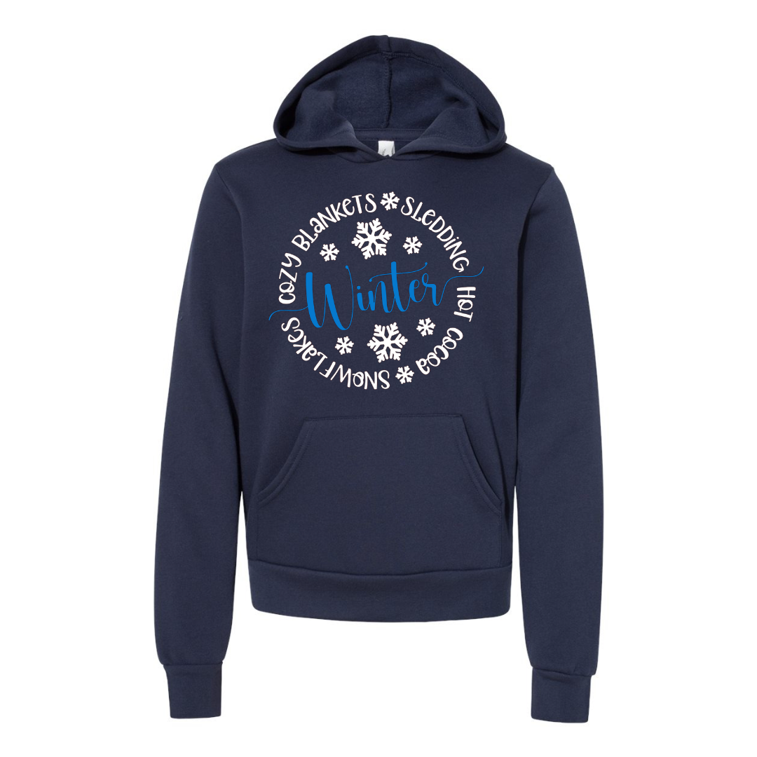 Winter Circle Hooded Sweatshirt