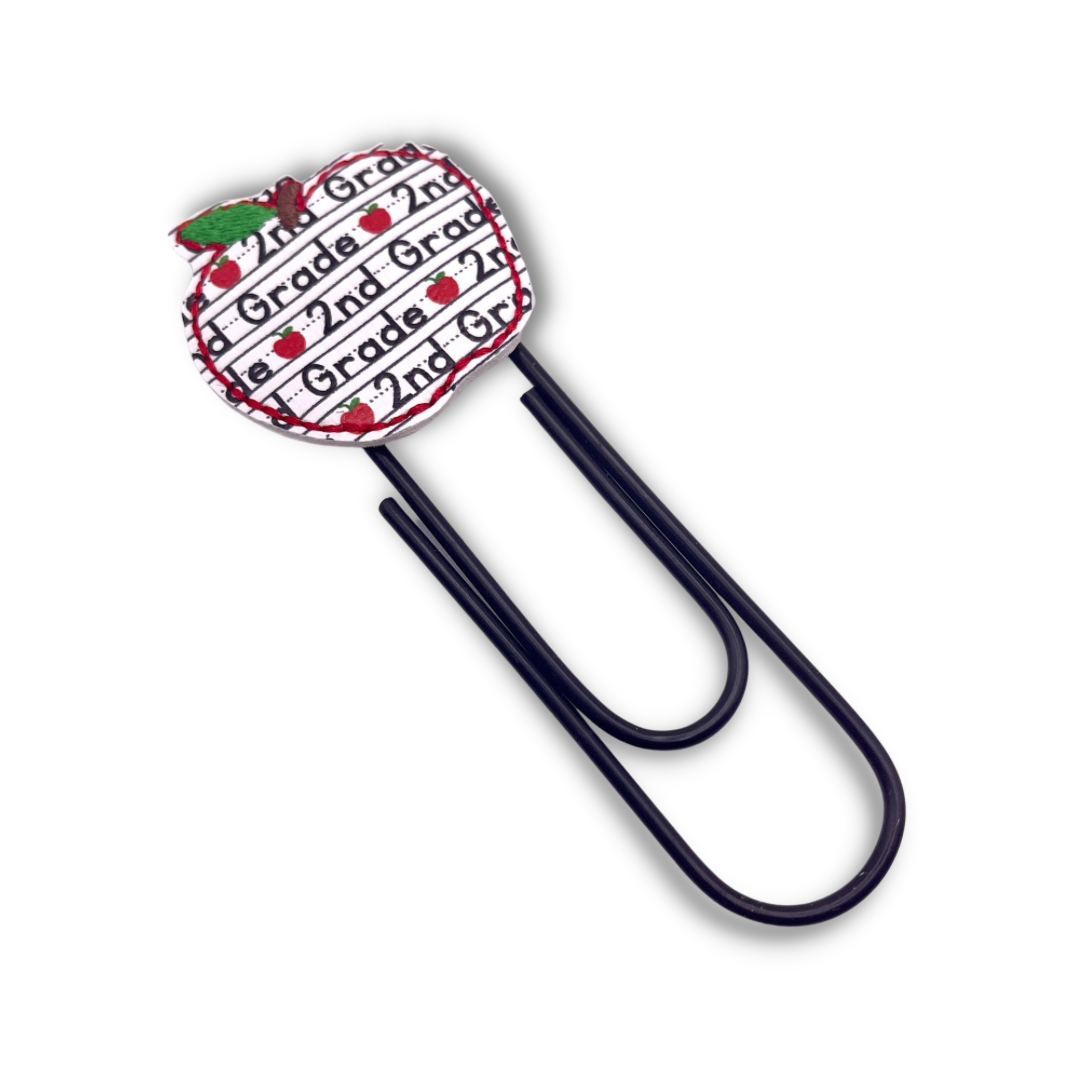 Grade Level Apple Oversized Paper Clip
