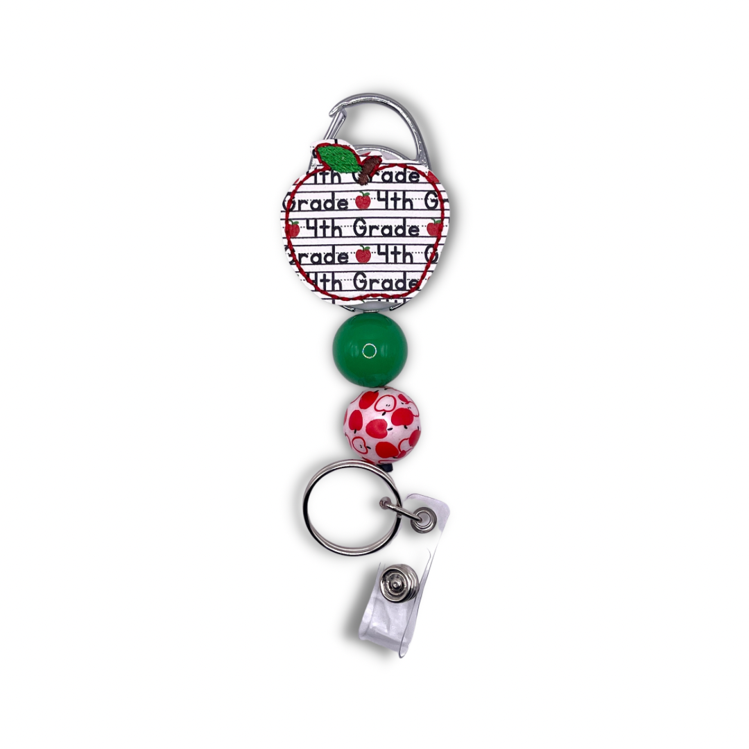 Grade Level Apple Badge Reel