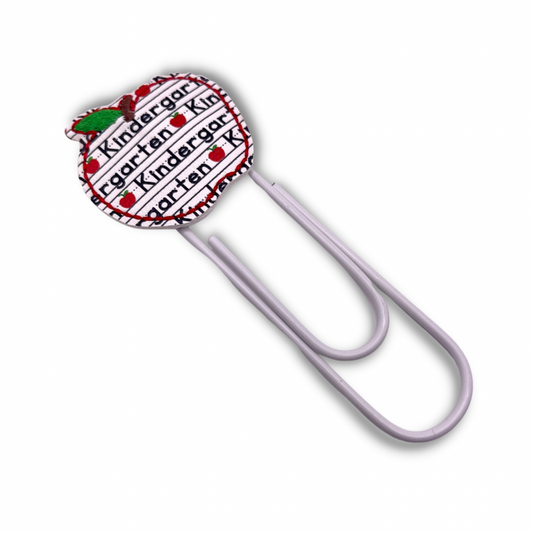 Grade Level Apple Oversized Paper Clip