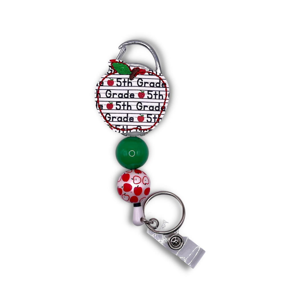 Grade Level Apple Badge Reel