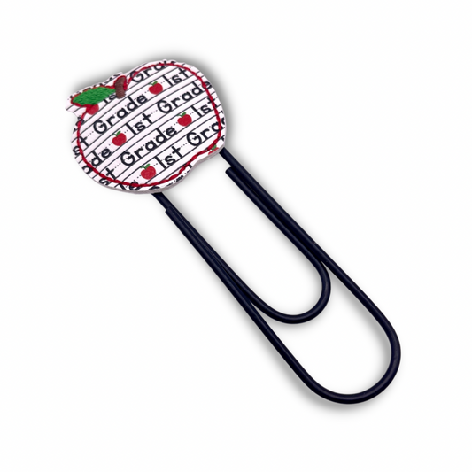 Grade Level Apple Oversized Paper Clip