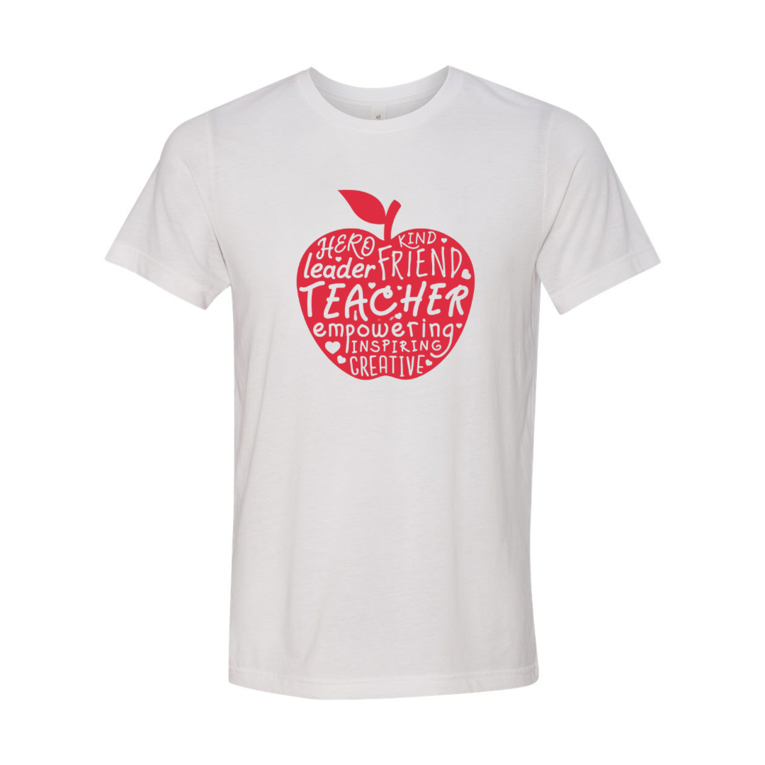 Red Apple Teacher T-Shirt