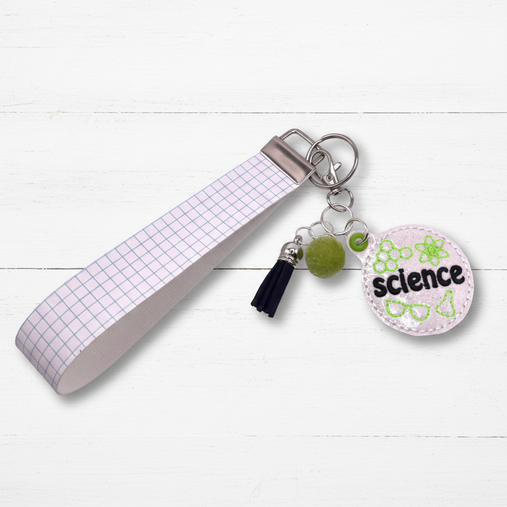 Science Keychain and Wristlet