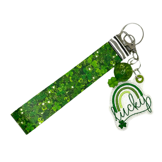 Lucky Rainbow Keychain and Wristlet