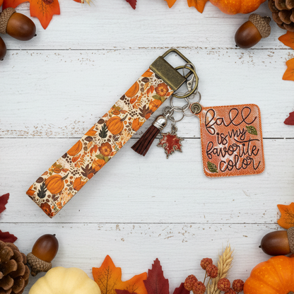 Fall is My Favorite Color Keychain and Wristlet