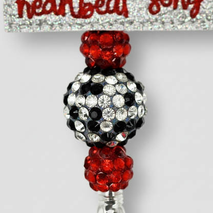 Heart beat song badge reel