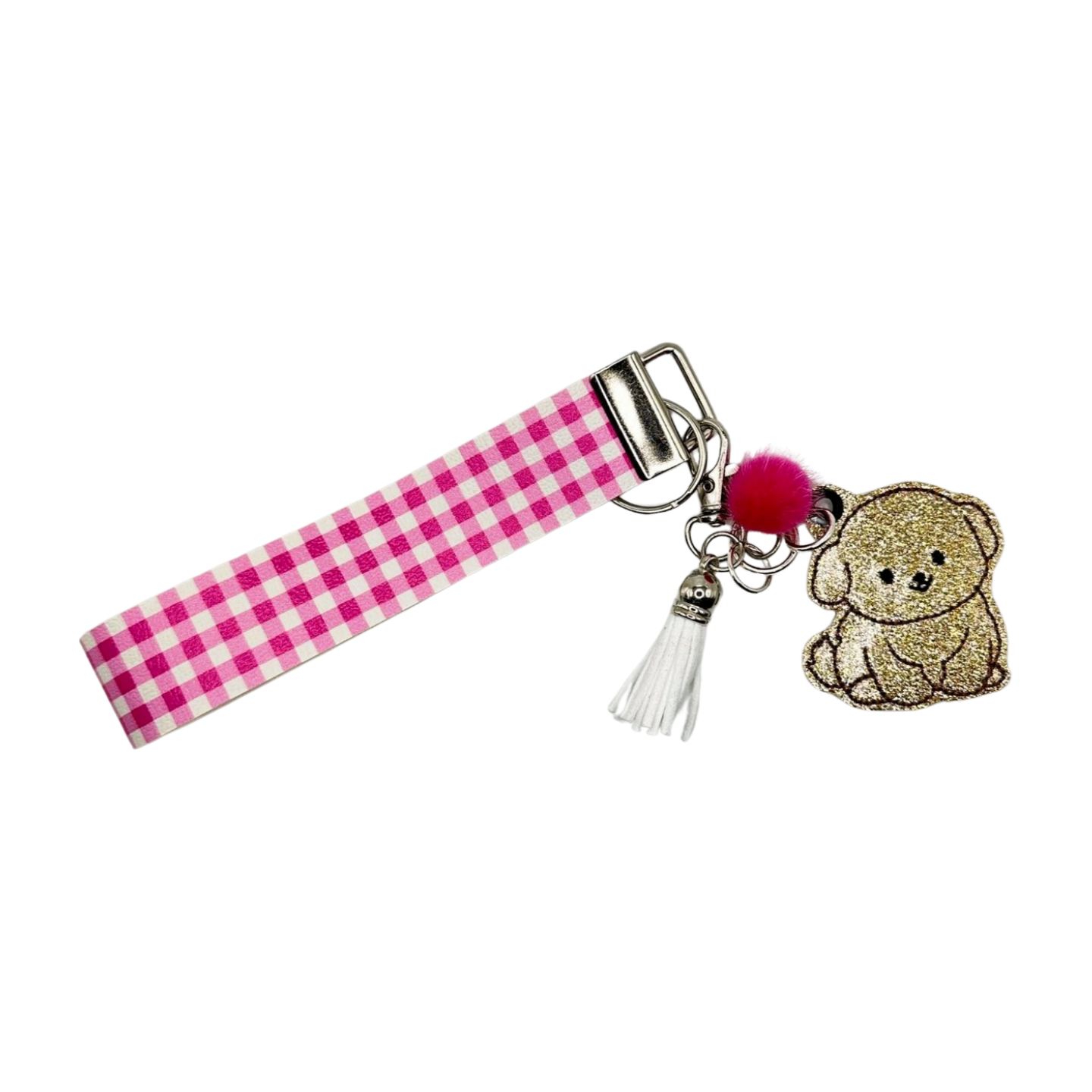 Puppy Keychain and Wristlet