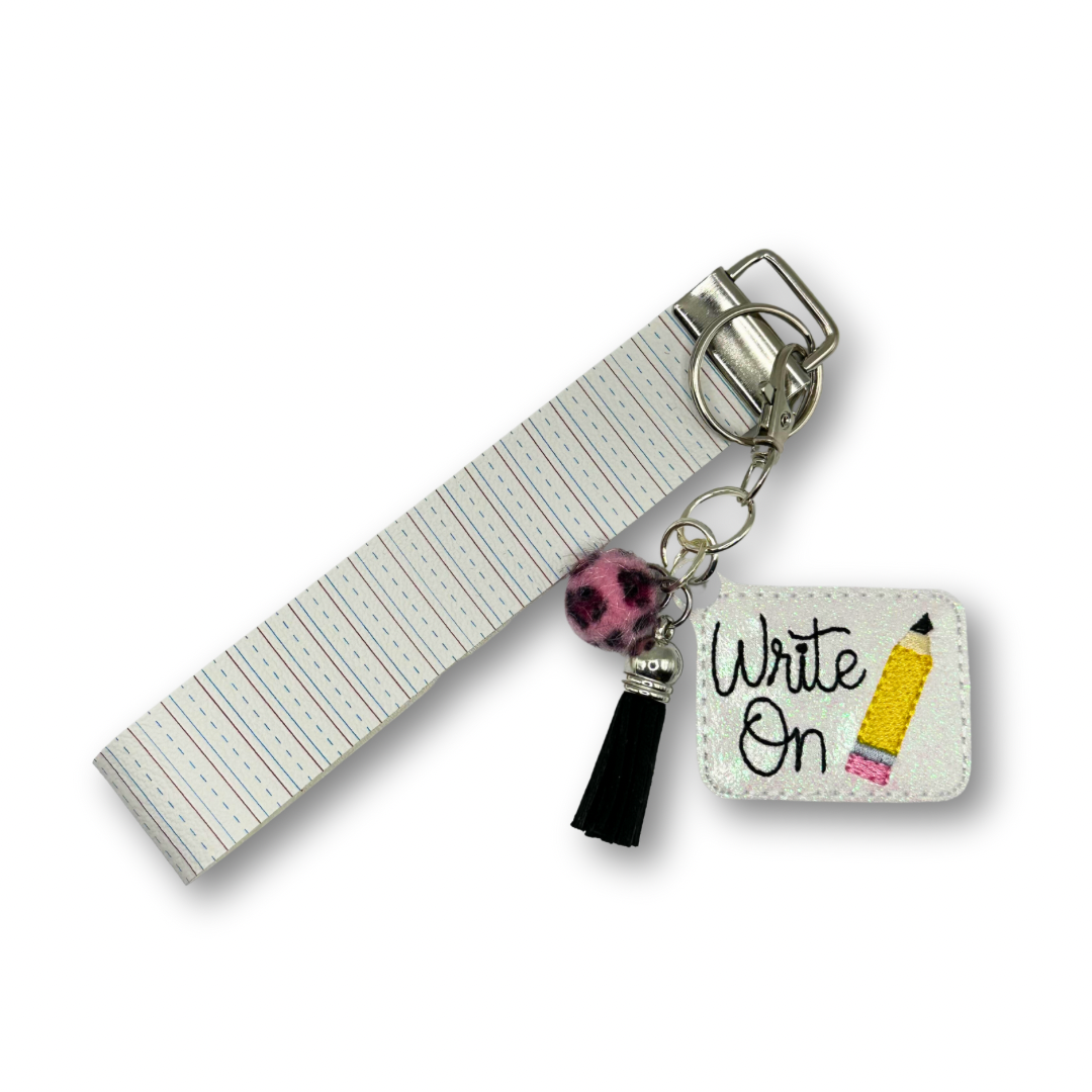 Write On Keychain and Wristlet