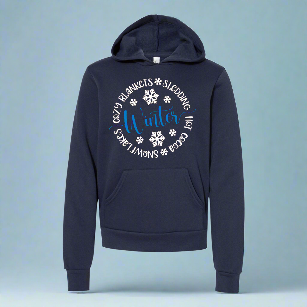 Winter Circle Hooded Sweatshirt