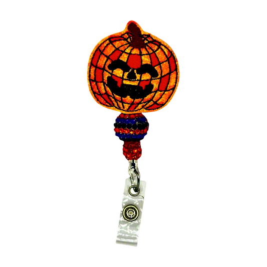 Disco Pumpkin Badge Reel