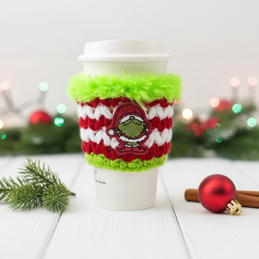 Green Gnome Coffee Cozy