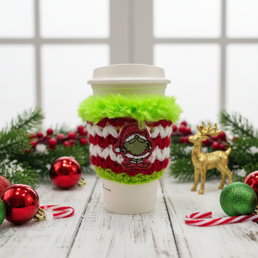 Green Gnome Coffee Cozy