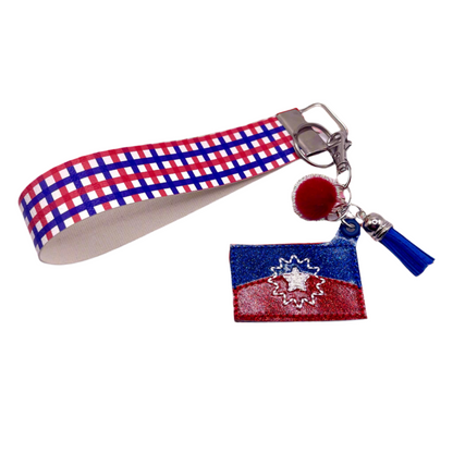 Juneteenth Keychain and Wristlet