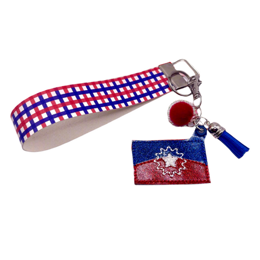 Juneteenth Keychain and Wristlet