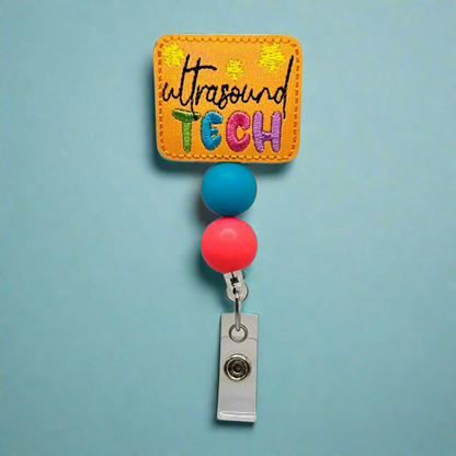 Ultra Sound Tech Badge Reel