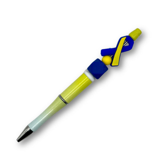 Down Syndrome Awareness Beaded Pen