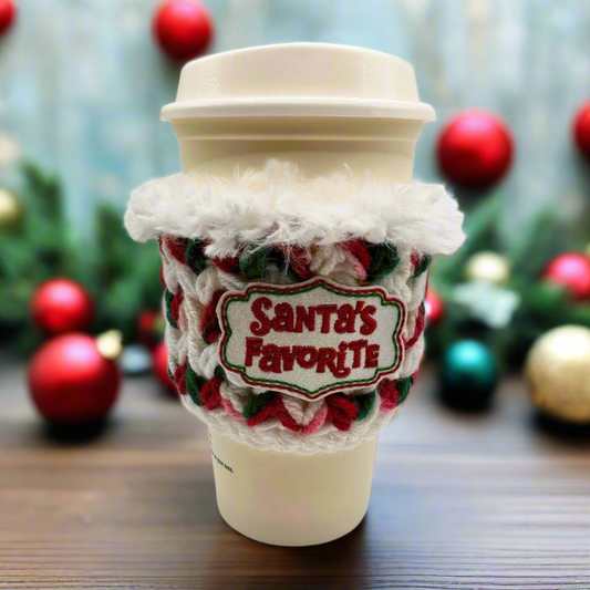 Santa’s Favorite Coffee Cozy