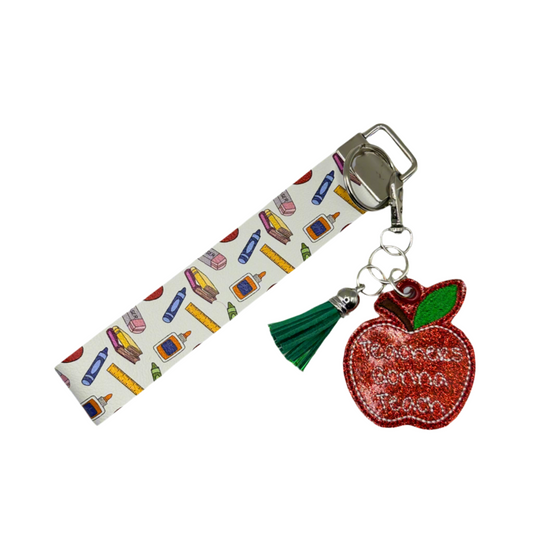 Teachers Gonna Teach Keychain and Wristlet