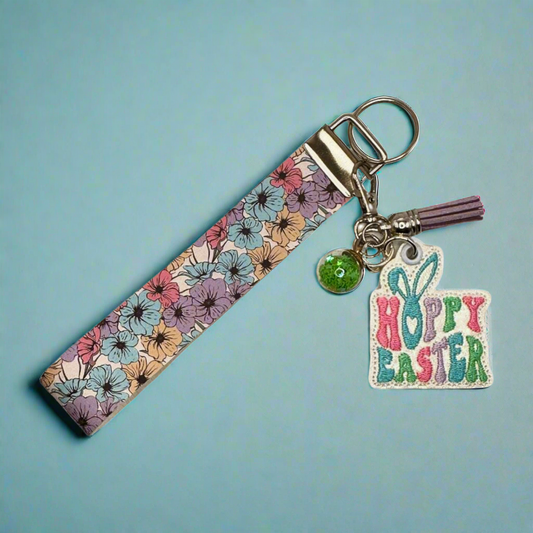 Hoppy Easter Keychain and Wristlet