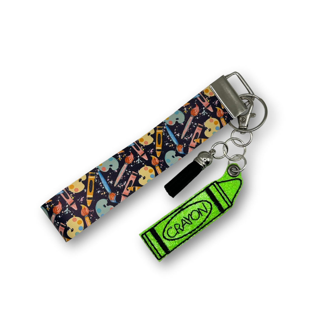 Crayon Keychain and Wristlet