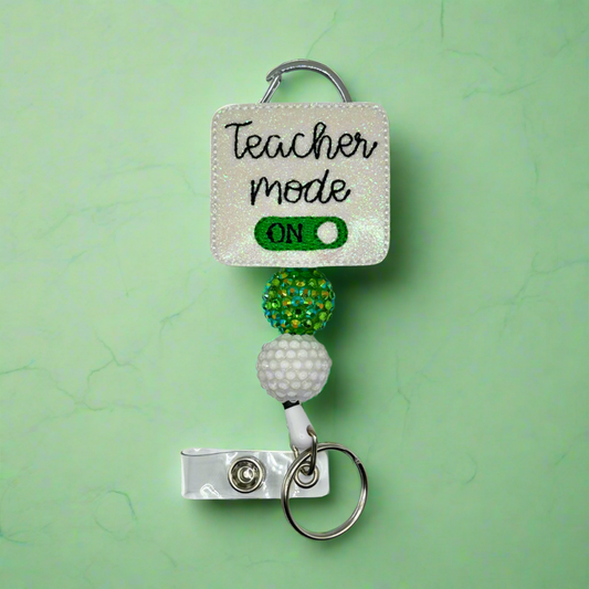 Teacher Mode On Badge Reel