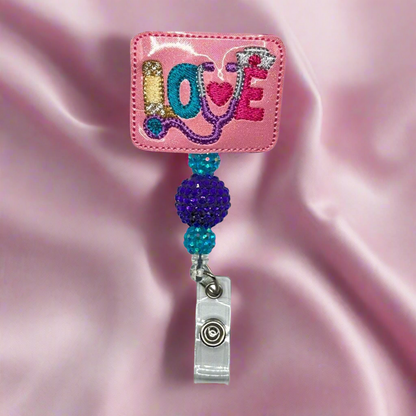 Love Nurse Badge Reel