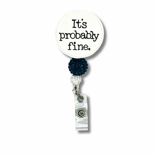 It’s probably fine badge reel