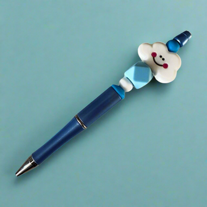 Happy Cloud Beaded Pen