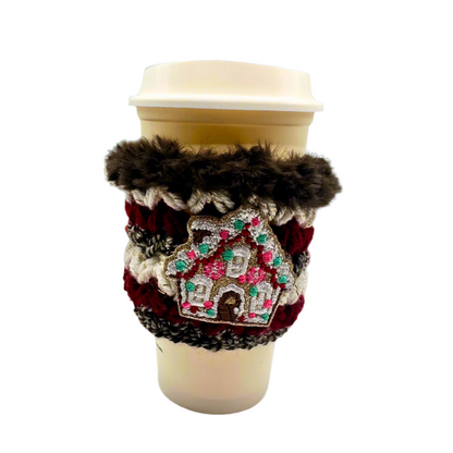 Gingerbread House Coffee Cozy