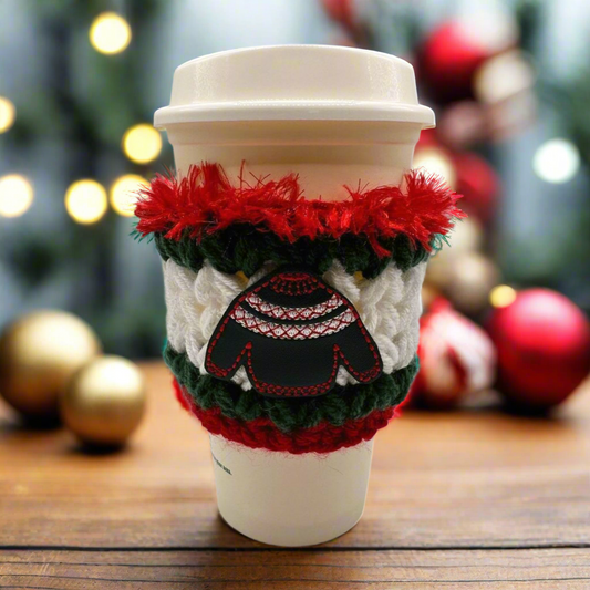 Christmas Sweater Coffee Cozy