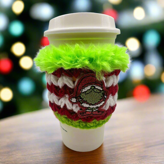 Green Gnome Coffee Cozy