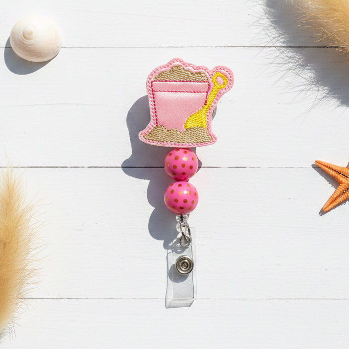 Sand Pail Badge Reel