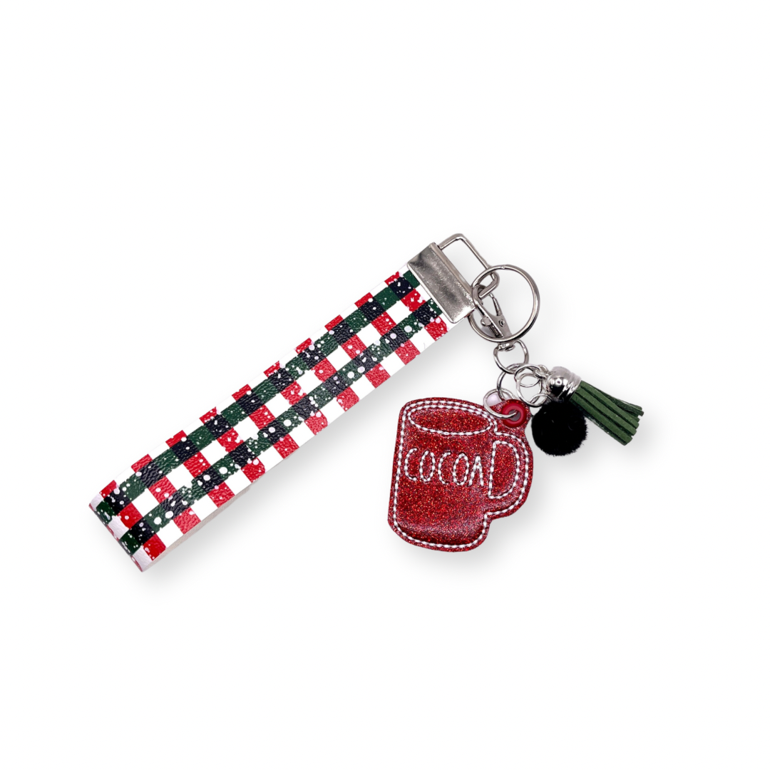 Cocoa Cup Keychain and Wristlet