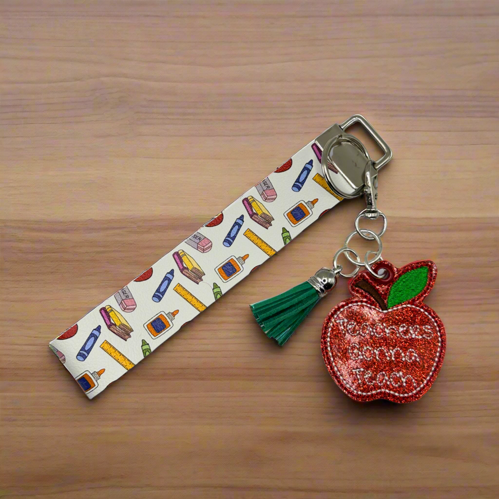 Teachers Gonna Teach Keychain and Wristlet