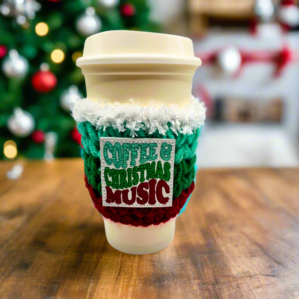 Coffee and Christmas Coffee Cozy