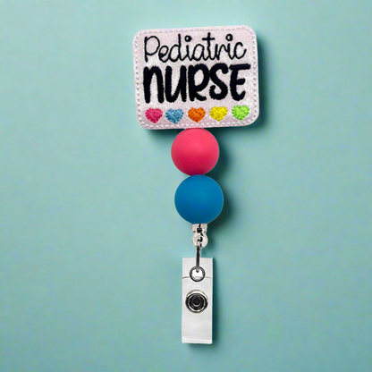 Pediatric Nurse Badge Reel