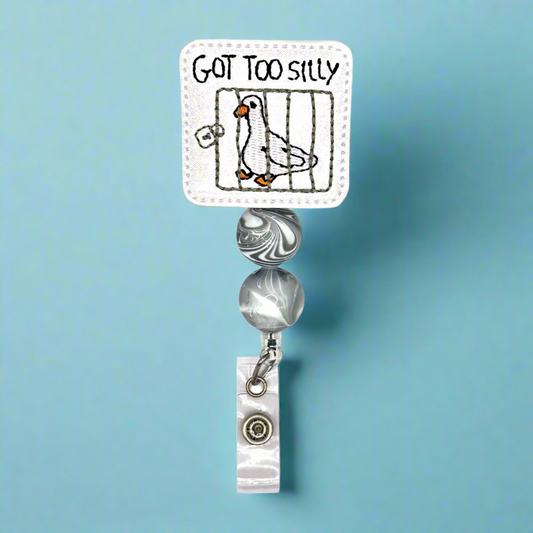 Got too silly badge reel
