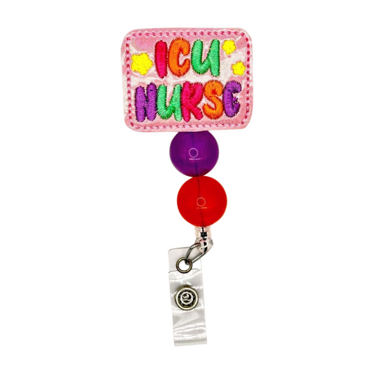 ICU Nurse Badge Reel