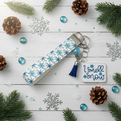 I Smell Snow Keychain and Wristlet