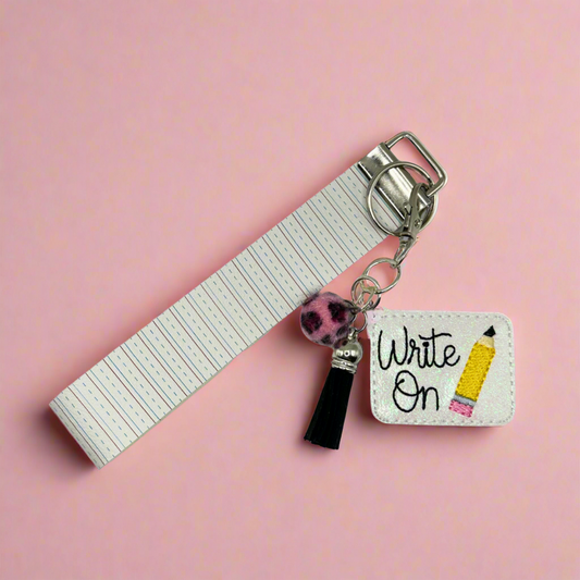 Write On Keychain and Wristlet