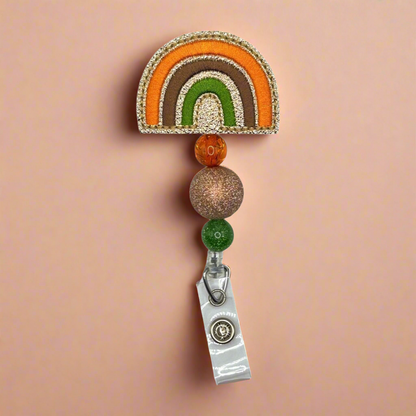 Fall Rainbow Badge Reel