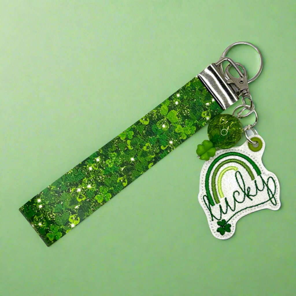 Lucky Rainbow Keychain and Wristlet
