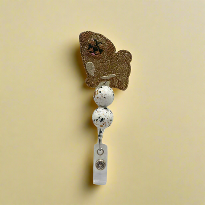 Pug Badge Reel