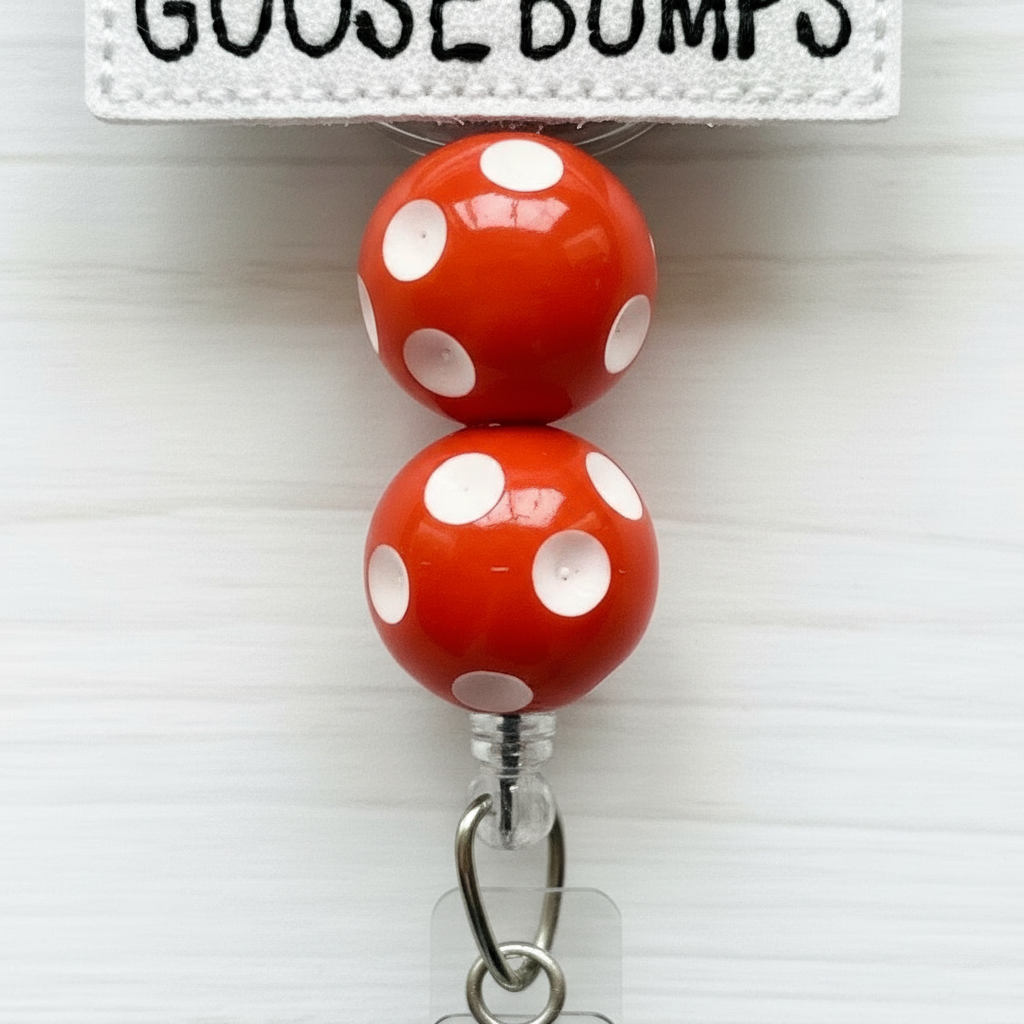 Goose Bumps Badge Reel