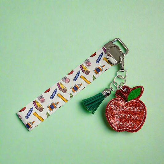 Teachers Gonna Teach Keychain and Wristlet